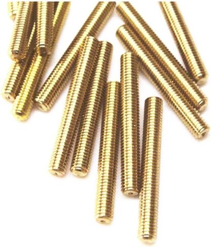 قضيب ملولب ، ترصيع معدني ، قضيب ملولب النحاس M6 ، طول 60 70 80 مم من شريط قضيب النحاس 2pcs (80 مم) in Saudi Arabia
