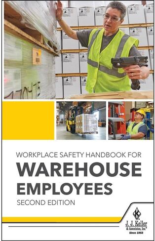دليل السلامة في مكان العمل لموظفي Warehouse ، SoftBound ، اللغة الإنجليزية ، 5.25 "× 8.25" ، J. J. Keller & Associates ، Inc. in Saudi Arabia