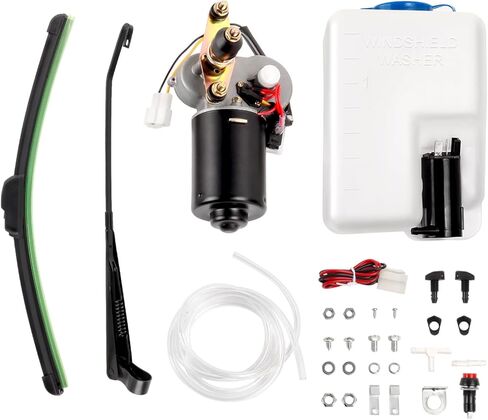 Windshield Washer Reservoir Universal Car UTV Washer Fluid Reservoir 12V Windshield Washer Pump Jet Button Switch Windshield Washer Tank in Kuwait