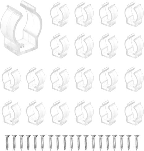 الدعم مشابك أنابيب مقاطع Meccanixity U ، وملحقات تصاعد أنبوب الفلورسنت مشابك المشابك مع مسامير من 7 ملم إلى 9 ملم. in Kuwait