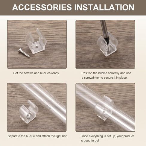 الدعم مشابك أنابيب مقاطع Meccanixity U ، وملحقات تصاعد أنبوب الفلورسنت مشابك المشابك مع مسامير من 7 ملم إلى 9 ملم. in Kuwait