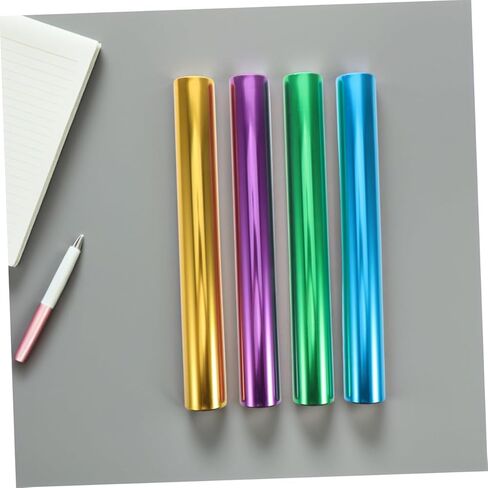 توياندونا 4PCS منافسة التتابع العصي من سبيكة الألومنيوم خفيفة الوزن القبضة السلس لسباق المسار in Kuwait