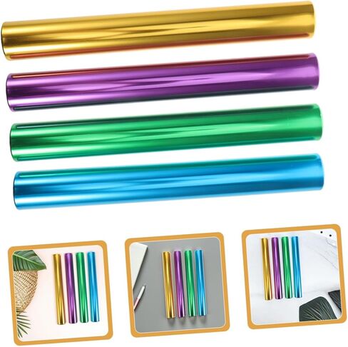 توياندونا 4PCS منافسة التتابع العصي من سبيكة الألومنيوم خفيفة الوزن القبضة السلس لسباق المسار in Kuwait