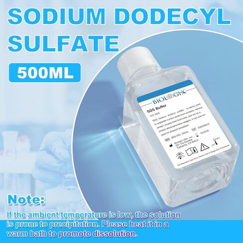 Lab SDS Buffer, Lab 10% Sodium Dodecyl Sulfate Buffers, 500ml/Bottle in Saudi Arabia