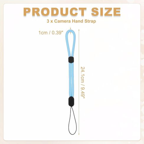 PATIKIL Camera Wrist Strap, Adjustable Nylon Phone Wristlet Straps Lanyard String for Camera Keys Keychain Phone USB in Saudi Arabia