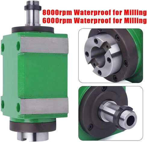 Power Milling Head, Universal Power Milling Head, CNC Spindle Unit Motor Head Boring Milling Machine for Engraving Cutting Milling Drilling Boring Machine (3000RPM) in Saudi Arabia