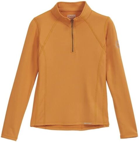 Dover Saddlery HeatBlast Kids' Long Sleeve Shirt, Color: Honey Topaz, Size: Large in Saudi Arabia