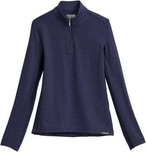 Dover Saddlery Coolblast 100 Kids Long Sleeve Stirt ، اللون: منتصف الليل ، الحجم: كبير in Saudi Arabia