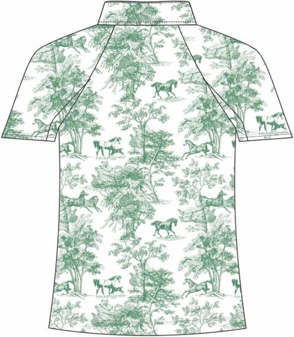 الأطفال الخضراء الفروسية Toile 1/4 zip - كم قصير in Saudi Arabia