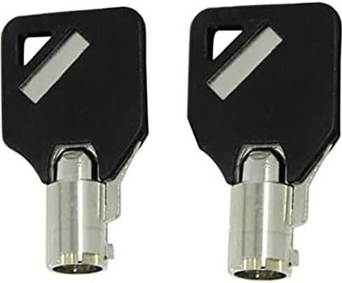 Replacement EN2 EPCO2 Elevator Keys With Black Caps For Easy ID & Handling EPC02 Keys Commonly Used on Many Craft Elevators and Some Schindler Elevators in Saudi Arabia
