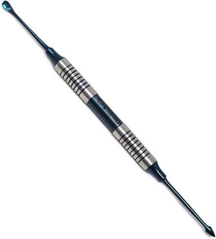 Professional Dental Periosteal Elevator, Stainless Steel with Blue Titanium Coated Tips (Busar) in Saudi Arabia