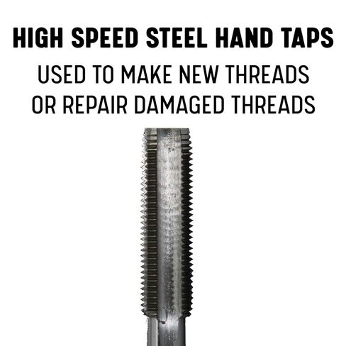 Drill America 1/2"-18 UNS High Speed Steel Plug Tap, (Pack of 1) in Saudi Arabia