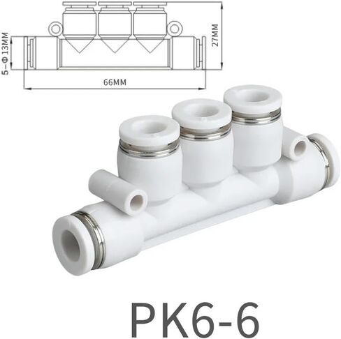 5pcs pkg pk connection connection Quick Air Hose Fitting 12 10 8 6 4 أنبوب أنبوب موصل الضغط الهوائي 4 مم 6 مم 8 مم 10 مم 12 مم (PKG12-10) in Kuwait