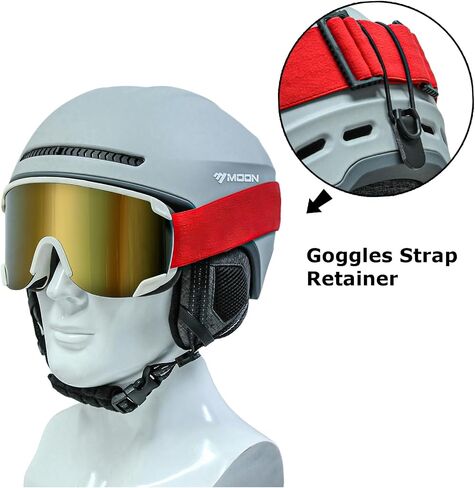 Ski Helmet Lightweight Low-Profile Integrated Liner Snowboard Winter Sports Moisture-Wicking Heat-Trapping 2 Sizes in Kuwait