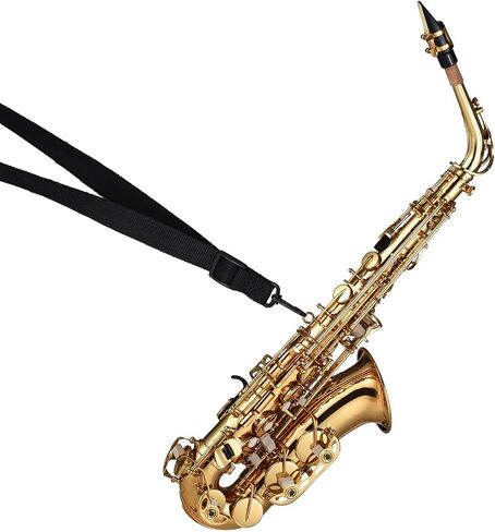 الساكسفون ، EB Alto Saxophone النحاس المرن Alto Sax Wind أداة Sax alto saxophone مع قفازات الحمل الأشرطة لسان ساكسفون لطلاب المبتدئين (02) in Kuwait