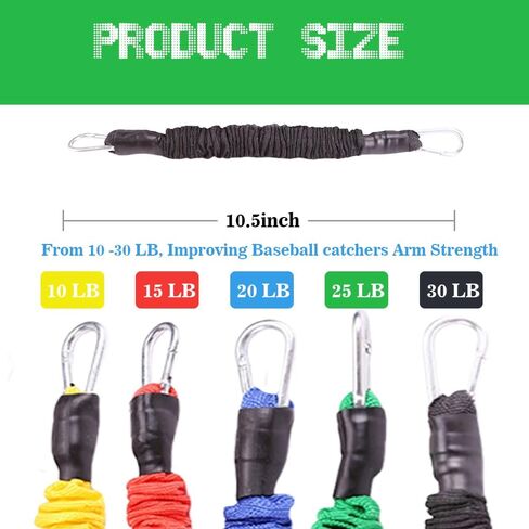 Baseball Resistance Bands for Catcher – Pro-Grade Catcher Framing Receiving Aid | 5-Level Adjustable Catcher Resistance Bands for Baseball/Softball Training (All Ages) in Kuwait