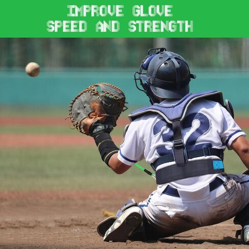Baseball Resistance Bands for Catcher – Pro-Grade Catcher Framing Receiving Aid | 5-Level Adjustable Catcher Resistance Bands for Baseball/Softball Training (All Ages) in Kuwait