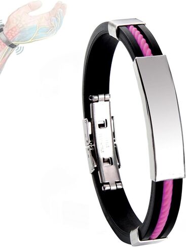 Randarch Titanium Wristband ، Apus ion العلاجية Lympunclog Titanium Wristband Pro Magtherapy Lymphatic Lymphatic Oveallgo Calm in Saudi Arabia