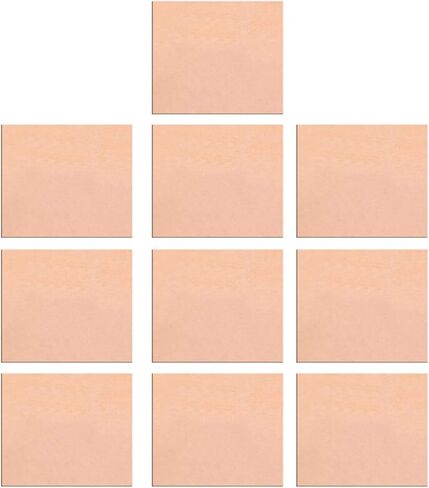 Pure Copper Sheets, 10Pcs 0.1-0.8mm Thick Laptop Copper Sheet,Plate Strip Shim Thermal Pad Heatsink Sheet,for Chip Cooling(1mm) in Saudi Arabia