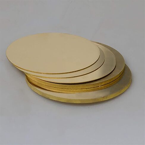 صفائح النحاس النقي ، لوحة ألواح لوحة الدائرة النحاسية 50 مم 100 ملم 150 مم 200 ملم لوحة ألواس النحاس (3.0 × 50 مم (2pcs)) in Kuwait