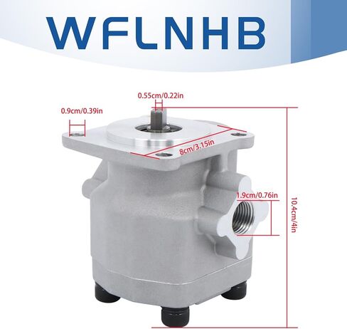 WFLNHB المضخة الهيدروليكية 67211-76100 استبدال لكوبوتا B4200 B5100 B6000 B6100 B7100 F2000 F2100 67211-76102 6721176100 6662136102 66621-3610-2 67211-7610-0 in Kuwait