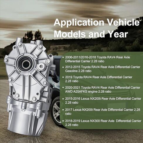 38300-4BF0A Rear Differential Assembly for Nissan Rogue Murano Qashqai AWD Ratio 5.173 X-Trail T32 2014-2020 Replace 24027-7FV0A 24027-4CE0A 383004BF0D 383004BF0A Rear Differential in Kuwait