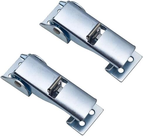 مزلاج التبديل المحملة الربيع ، Glrovazas Steel Catch Hasp Clamp Clamp Lock للخزانة (2pcs) in Kuwait