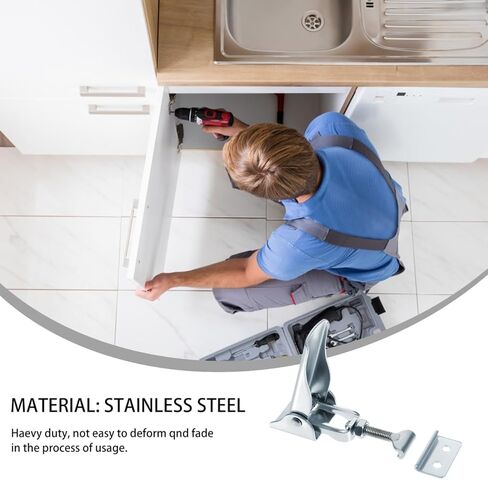 Compression Latch Lock Stainless Steel Catch Latch Safety Lock for Cabinets Door Silver Easy Installation 2.75 X 1.07 X 1.18 Inch in Saudi Arabia