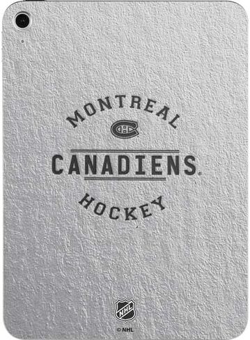 Skinit Decal Tablet Skin Compatible with iPad 11th Gen (2025) - Officially Licensed NHL Montreal Canadiens Black Text Design in Saudi Arabia