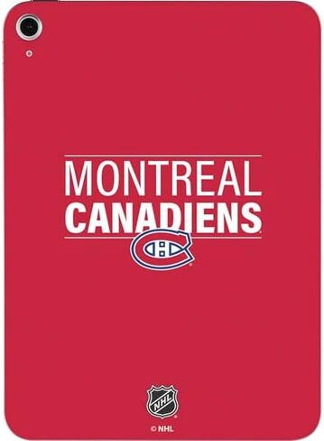 Skinit Decal Tablet Skin Compatible with iPad 11th Gen (2025) - Officially Licensed NHL Montreal Canadiens Black Text Design in Saudi Arabia