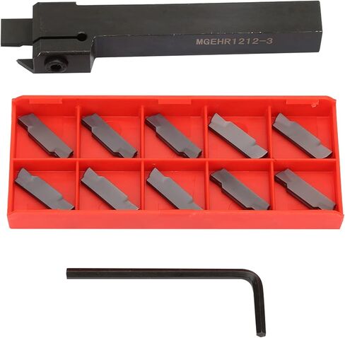 مخرطة مقطوعة عن حامل أداة فراق الفراق ، حامل أداة مخرطة MGEHR1212-3 مع أدوات قطع مخرطة 10pcs in Saudi Arabia