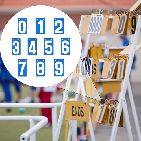 Yiju Score Score Keeper Flip Number Number Numbers 0-9 ، الوزن الخفيف ، لوحة النتائج للرياضة ، نقاط النتيجة لبيسبول كرة القدم كرة القدم in Saudi Arabia