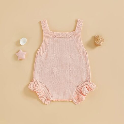 FYBITBO Baby Sweater Knit Romper Newborn Girl Strawberry Sweaters Onesie Overalls Fall Winter Clothes Knitted Outfit in Saudi Arabia