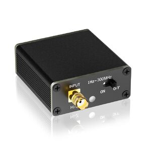 High Impedance Amplifier,Hi Z Amplifier Convert Output 50 ohms Impedance for Donut,Mini Loop,Whip,Magnetic Rod Antenna,Suitable for HackRF,Malahit,walkie-Talkie,SDR Radio in Kuwait