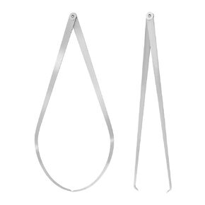 HARFINGTON Firm Joint Inside Outside Caliper Set 600mm 24 Inch 410 Stainless Steel Firm Friction Joint for External Internal Measurements in Kuwait