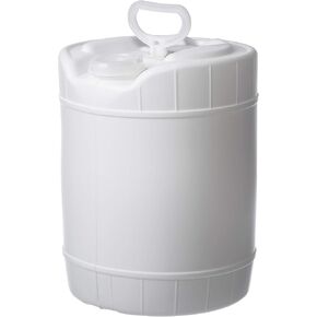 Hudson Exchange 5 Gallon Winpak تعامل مع حاوية آمنة للأطعمة مع CAP و HDPE و White (2 عبوة) in Kuwait