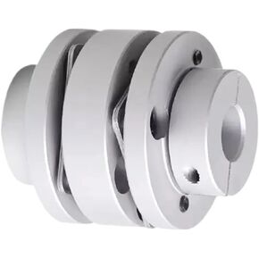 1pc D44-L50 LK3-C44-W Aluminium Aluminium Flange Double Diaphragm اقتران (10 × 12 مم) in Saudi Arabia