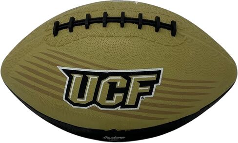 Rawlings NCAA Downfield Youth Size Football with 5X HD Grip, UCF, One Size, Team Colors in Saudi Arabia