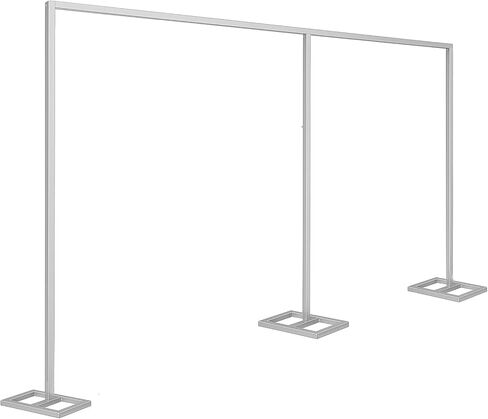 10x20ft Backdrop Stand Heavy Duty Pipe and Drape Backdrop Stand for Parties, Adjustable Pipe Kit Curtain Frame Stand for Photography Background Support,Wedding Arch Metal Frame (Gold) in Saudi Arabia