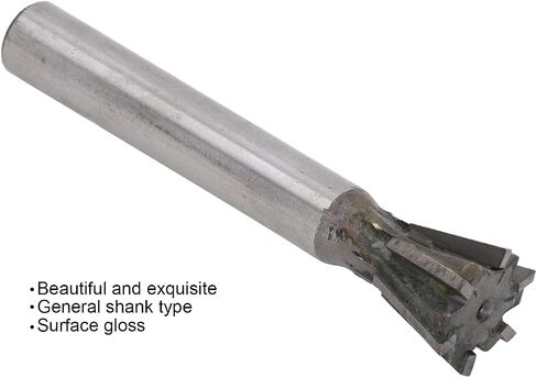 Aramox General Straight Shank Alloy Dovetail Milling Cutter with 6 Flutes Cutting Tool for Mold Steel, Tool Steel in Saudi Arabia