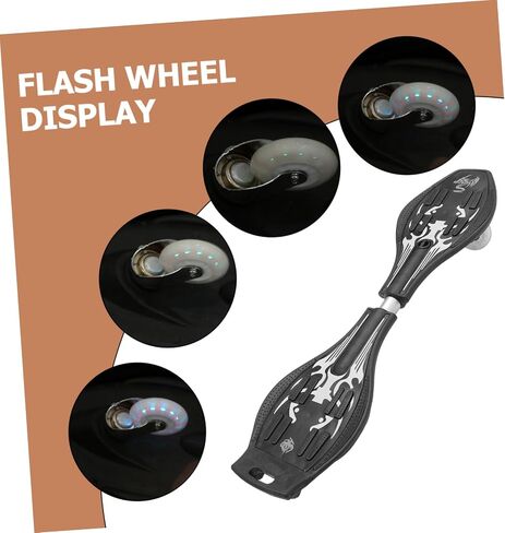 Outdoor Sports Skateboard Glitter Roller for Boy Girl Safe Two-Wheel Skateboard Non-Slip Grip in Saudi Arabia