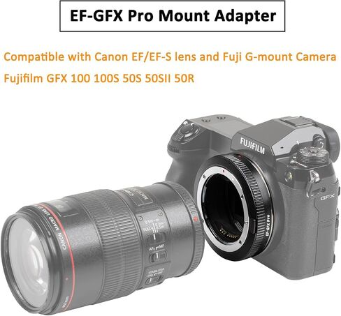 E-Mount AF Lens Adapter EF-NEX IV Compatible with Canon EOS EF/EF-S Series Lens to Sony E-Mount Camera A7 A7II A7III A7R A7RII A7RIII A7S A7SII A9 NEX7 A5100 A6000 A6300 A6500 in Kuwait