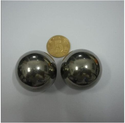 Chrome Steel Bearing Balls, 30mm-120mm Solid Steel Beads 0.787inches-4.72inches-3.464IN=85MM2.45KG1PCS(4.33IN=110MM5.4KG1PCS) in Kuwait