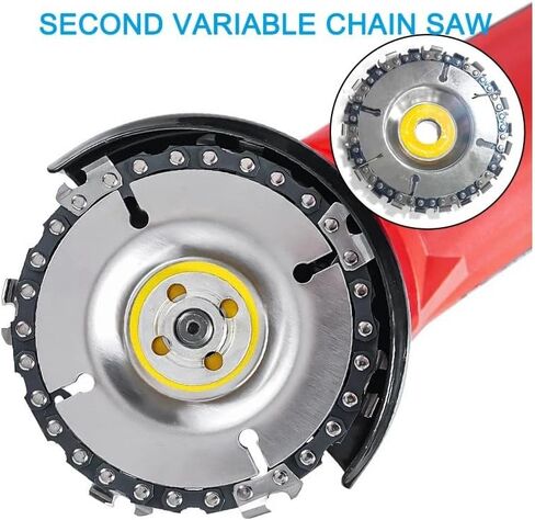 2pcs 4 Inch 22 Tooth Angle Grinder Dedicated Chain Disc Woodwork Carving Chain Saw Disc Angle Grinding Disc Slotting Saw Blade Tool in Saudi Arabia