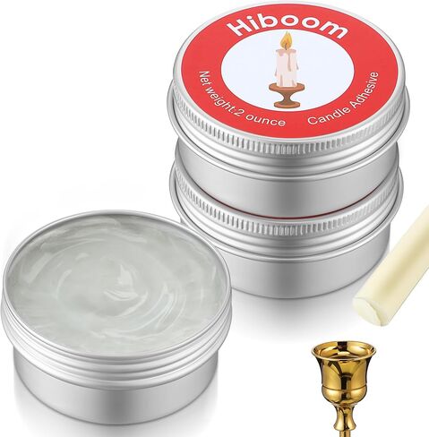 Enhon 4oz Candle Stick Glue Adhesive for Taper to Hold Candles in Place (2pack, 4oz in Total) in Kuwait