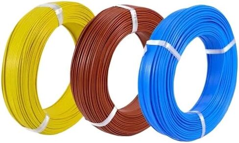 K/T/J Type 2 * 0.3/2 * 0.5mm 2 Core PTFE عازل محمي حراري حراري كابل لقياس درجة الحرارة عالية درجة الحرارة (نوع t ، 20m_0.5mm) in Saudi Arabia