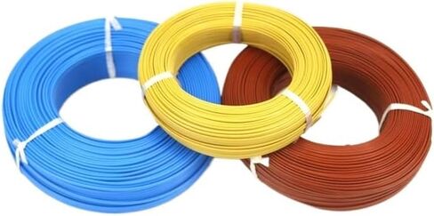 K/T/J Type 2 * 0.3/2 * 0.5mm 2 Core PTFE عازل محمي حراري حراري كابل لقياس درجة الحرارة عالية درجة الحرارة (نوع t ، 20m_0.5mm) in Saudi Arabia