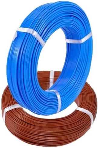 K/T/J Type 2 * 0.3/2 * 0.5mm 2 Core PTFE عازل محمي حراري حراري كابل لقياس درجة الحرارة عالية درجة الحرارة (نوع t ، 20m_0.5mm) in Saudi Arabia