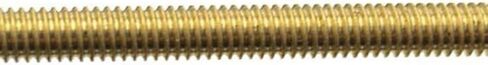 قضيب ملولب ، ترصيع معدني ، M2 M3 M16 Full Thread Brass Rod Bar Fastener ، طول 250 500 مم نحاس بالكامل 1pc (M8*250mm) in Kuwait