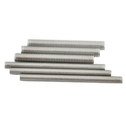 Threaded Rod, Metal Studs, 304 Stainless Steel Full Threaded Bar, M3 M4 M5 M6 Fully, Length 100-190mm Fully Metric Thread Rod 2pcs(M3 x 110MM) in Kuwait